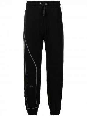 Спортивные брюки Reflective из джерси A-COLD-WALL*. Цвет: черный
