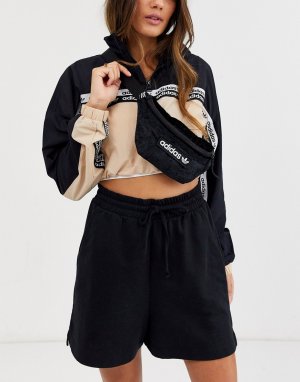 Черная бархатная сумка-кошелек на пояс -Черный adidas Originals