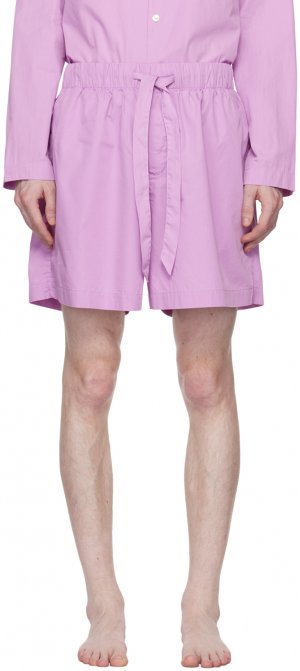 Розовые пижамные шорты с потертостями Пурпурные Tekla