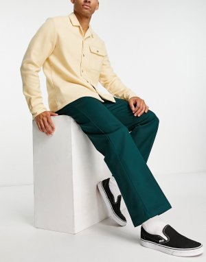 Зеленые брюки классического кроя в рабочем стиле 874-Зеленый цвет Dickies