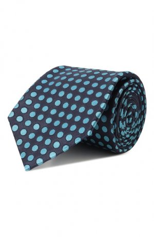 Шелковый галстук Sartorio. Цвет: голубой