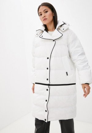 Куртка утепленная Karl Lagerfeld. Цвет: белый