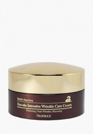 Крем для лица Deoproce Multi-Function Syn-Ake Intensive Wrinkle Care Cream, 100 г.. Цвет: белый