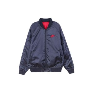 Мужская двусторонняя двухцветная куртка-бомбер Sportswear Swoosh, черная CT7365-010 Nike