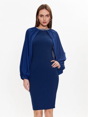 Коктейльное платье стандартного кроя , синий Rinascimento