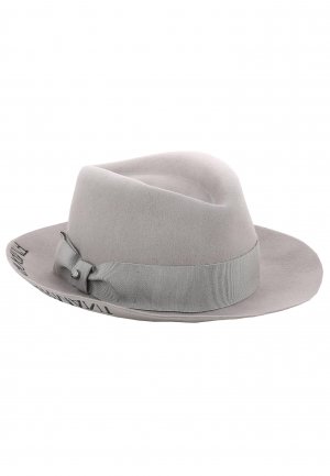 Шляпа EMPORIO ARMANI. Цвет: серый