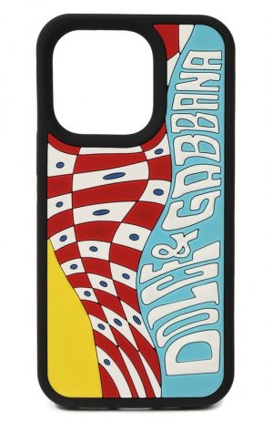 Чехол для iPhone 14 Pro Dolce & Gabbana. Цвет: разноцветный