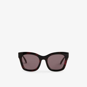 Солнцезащитные очки Showstopper из ацетата кошачьего глаза , красный Le Specs