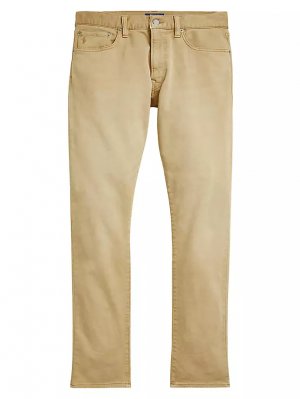 Узкие трикотажные брюки чинос Sullivan , цвет boating khaki Polo Ralph Lauren