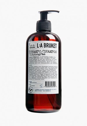Шампунь La Bruket 111 CITRONGRAS 450 ml. Цвет: коричневый