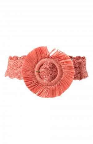 Текстильный пояс Zimmermann. Цвет: розовый