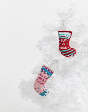 Украшения в виде рождественских носков Typo