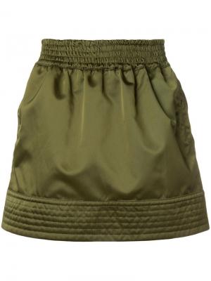 Спортивная юбка с отблеском Nº21. Цвет: зеленый