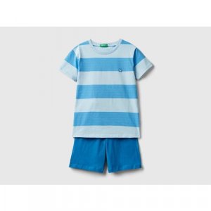 Пижама , размер 90, синий UNITED COLORS OF BENETTON. Цвет: синий