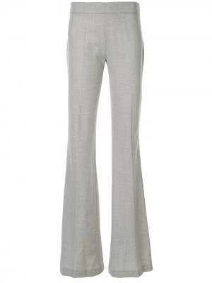 Расклешенные брюки Giambattista Valli. Цвет: серый
