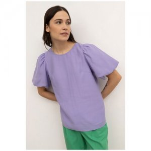 Легкая блузка прямого кроя EMKA B2610/djo Фиолетовый 48 Fashion. Цвет: фиолетовый