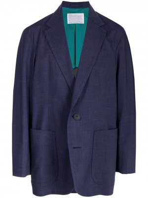 Однобортный пиджак Kolor. Цвет: синий