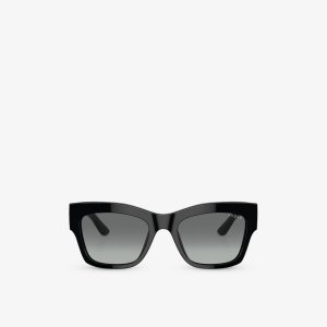 Солнцезащитные очки VO5524S в оправе-подушке из ацетата, черный Vogue