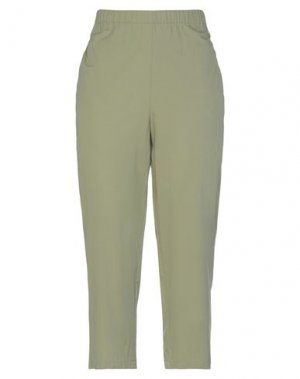 Укороченные брюки NEIRAMI. Цвет: зеленый-милитари