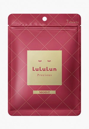 Маска для лица LuLuLun Антивозрастная Интенсивное Увлажнение Сухой Кожи Face Mask Precious Moist Red 7