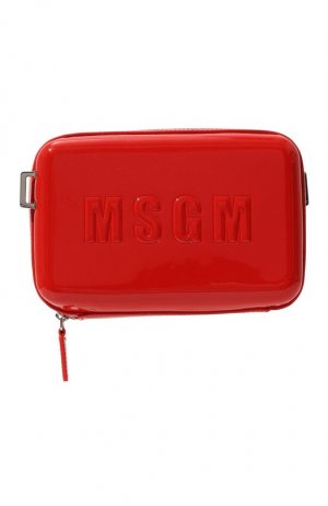 Клатч Camera MSGM. Цвет: красный