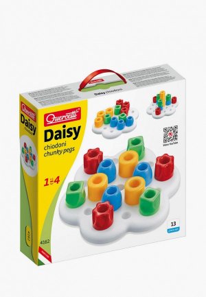 Набор игровой Quercetti Daisy, 13 элементов. Цвет: разноцветный