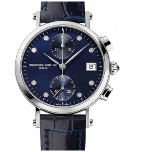 Наручные часы Classics FC-291MPND2R6 Frederique Constant. Цвет: синий