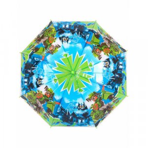 Зонт-трость , зеленый ArtRain. Цвет: зеленый