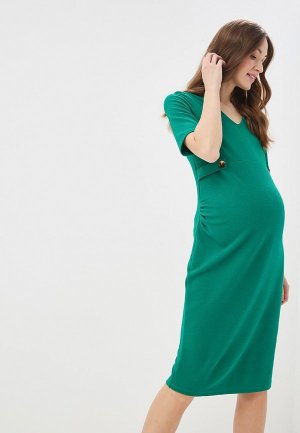 Платье Dorothy Perkins Maternity. Цвет: зеленый