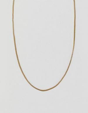 Золотистое ожерелье Aetherston. Цвет: золотой