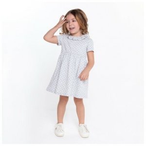 Ivashka Платье для девочки, цвет серый, рост 86-92 см Ивашка. Цвет: серый