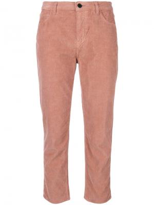 Укороченные брюки Giada Pence. Цвет: розовый и фиолетовый