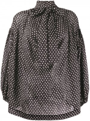 Блузка в горох Vivienne Westwood Anglomania. Цвет: черный