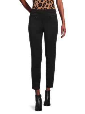 Однотонные прямые брюки , черный Calvin Klein