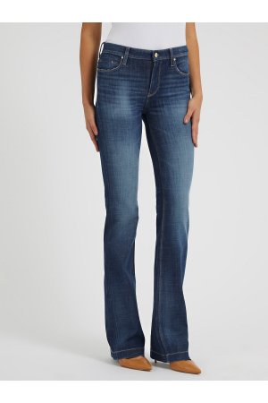Сексуальные женские джинсовые ботинки скинни W3YA59D4PM6-BESL , синий Guess