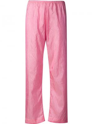 Пижамные брюки Dosa. Цвет: розовый и фиолетовый