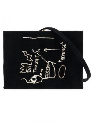 Сумка на плечо Basquiat Olympia Le-Tan. Цвет: черный