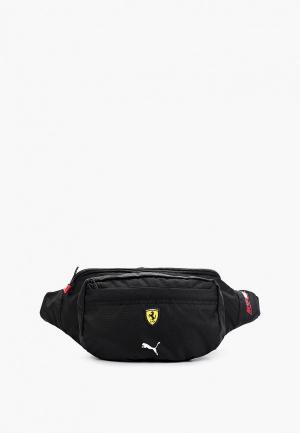 Сумка поясная PUMA Ferrari SPTWR Race Waist Bag. Цвет: черный