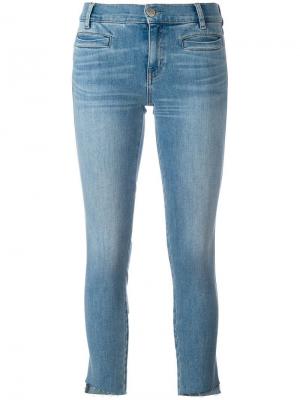 Укороченные джинсы скинни Mih Jeans. Цвет: синий