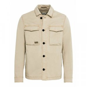 Куртка-рубашка , размер 50, бежевый Camel Active. Цвет: бежевый/песочный