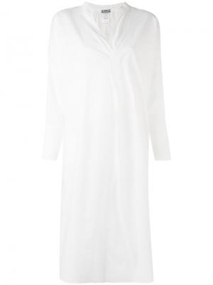 Платье с длинными рукавами Kristensen Du Nord. Цвет: белый