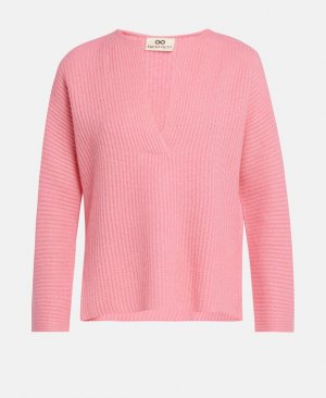 Кашемировый пуловер, роза Sminfinity