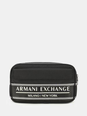 Поясные сумки Armani Exchange. Цвет: черный