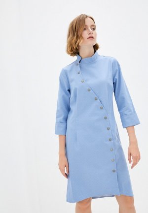 Платье Adzhedo. Цвет: голубой