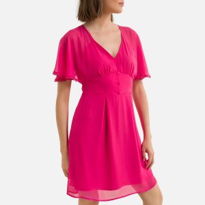 Платье NAF. Цвет: розовый