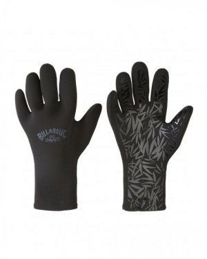 Гидроперчатки 5 Synergy Glove Billabong. Цвет: черный