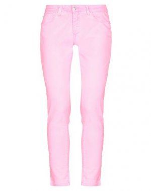Джинсовые брюки FORNARINA. Цвет: розовый