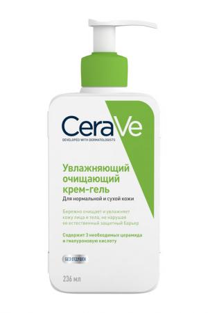 Очищающий крем-гель 236 мл CeraVe. Цвет: белый