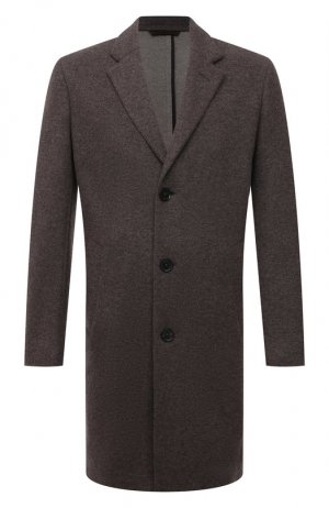 Кашемировое пальто Zegna. Цвет: коричневый