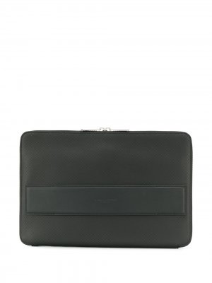 Фактурная сумка для ноутбука Bottega Veneta. Цвет: черный